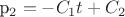 p_2=-C_1t+C_2