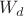 $W_d$