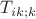 $T_{ik;k}$