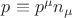 $p \equiv p^\mu n_\mu$