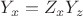 $Y_x=Z_x Y_z$