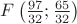 $F \left (\frac{97}{32}; \frac{65}{32} \right )$