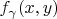 $f_{\gamma}(x,y)$