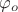 $\varphi_o$