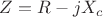 $Z=R-jX_c$