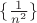 $\{\frac{1}{n^2}\}$