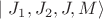 $\mid{J_1,J_2,J,M}\rangle$