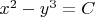 $x^2-y^3=C$