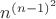 $n^{(n-1)^2}$