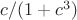 $c/(1+c^3)$