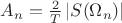 $A_n=\frac{2}{T}\left|S(\Omega_n)\right|$