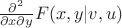 $\frac{\partial^2}{\partial x\partial y}F(x,y|v,u)$