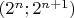 $(2^n;2^{n+1})$