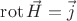 $\operatorname{rot}\vec H = \vec  j$