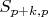 $S_{p + k, p}$