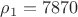 $\rho _1=7870$