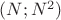 $(N;N^2)$