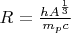 $R_{яд}=\frac{hA^\frac13}{m_pc}$