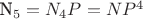 N_5 = N_4 P = N P^4