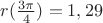 $r (\frac{3\pi} {4})=1,29$