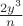 $ \frac{2y^3}{n} $