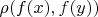 $\rho(f(x),f(y))$