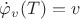 $\dot \varphi_v(T)=v$