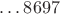 $\ldots8697$
