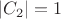 $|C_2|=1$
