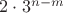 $2\cdot 3^{n-m}$