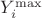 $Y^{\max}_i$