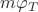 $m \varphi_T$