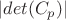$|det(C_p)|$