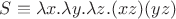 $S\equiv\lambda x.\lambda y.\lambda z.(xz)(yz)$