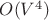 $O(V^4)$