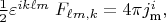 $\frac 1 2 \varepsilon^{ik\ell m} \;F_{\ell m,k}=4\pi j_\text{m}^i,$