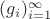 $(g_i)_{i=1}^{\infty}$
