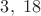 $3,\;18$