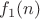 $f_{1}(n)$