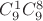$C_9^1 C_9^8$