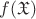 $f(\mathfrak{X})$