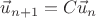 $\vec u_{n+1}=C\vec u_{n}$