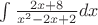 $\int\frac{2x+8}{x^2-2x+2}dx$