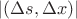 $|(\Delta s,\Delta x)|$
