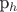 p_{h}