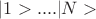 $|1>....|N>$ $|1>....|N>$