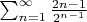 \sum_{n=1}^{\infty}\frac{2n-1}{2^{n-1}}