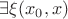 $\exists\xi(x_0,x)$