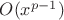 $O(x^{p-1})$