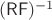 $(\mathsf R\mathsf F)^{-1}$